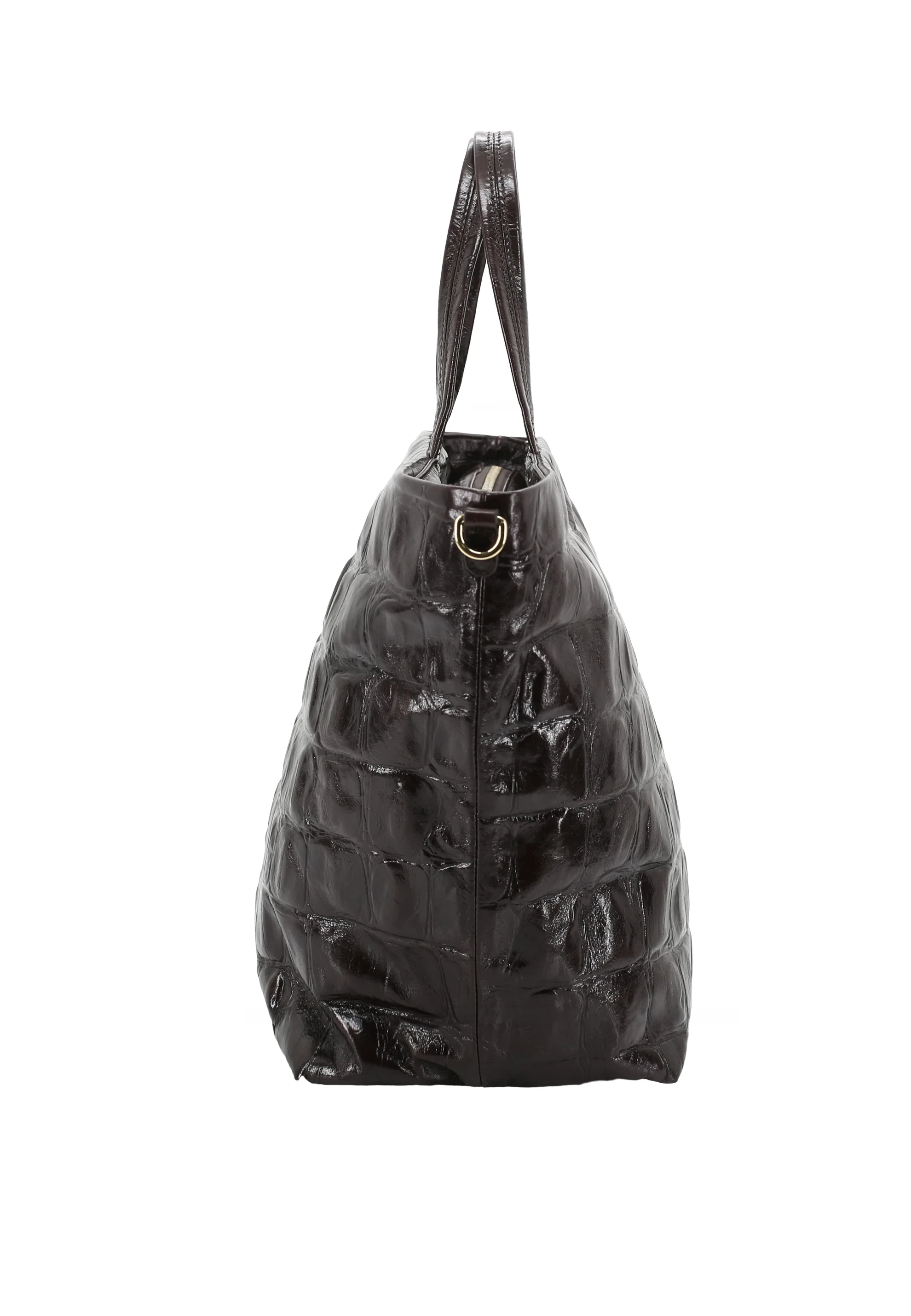 shopper ALBA Leather Maxxi Cocco Standard