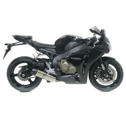 Silencieux Arrow Indy-race Alu embout carbone - Gris