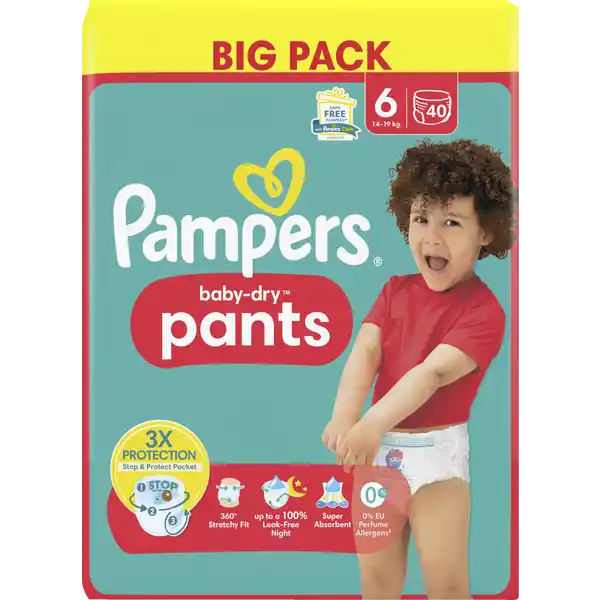 baby-dry pants Gr.6 (14-19kg) Big Pack