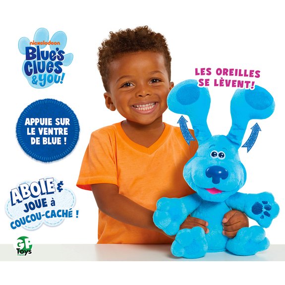 Blue's Clues & You - Peluche Coucou-caché 30 cm avec fonctions sonores