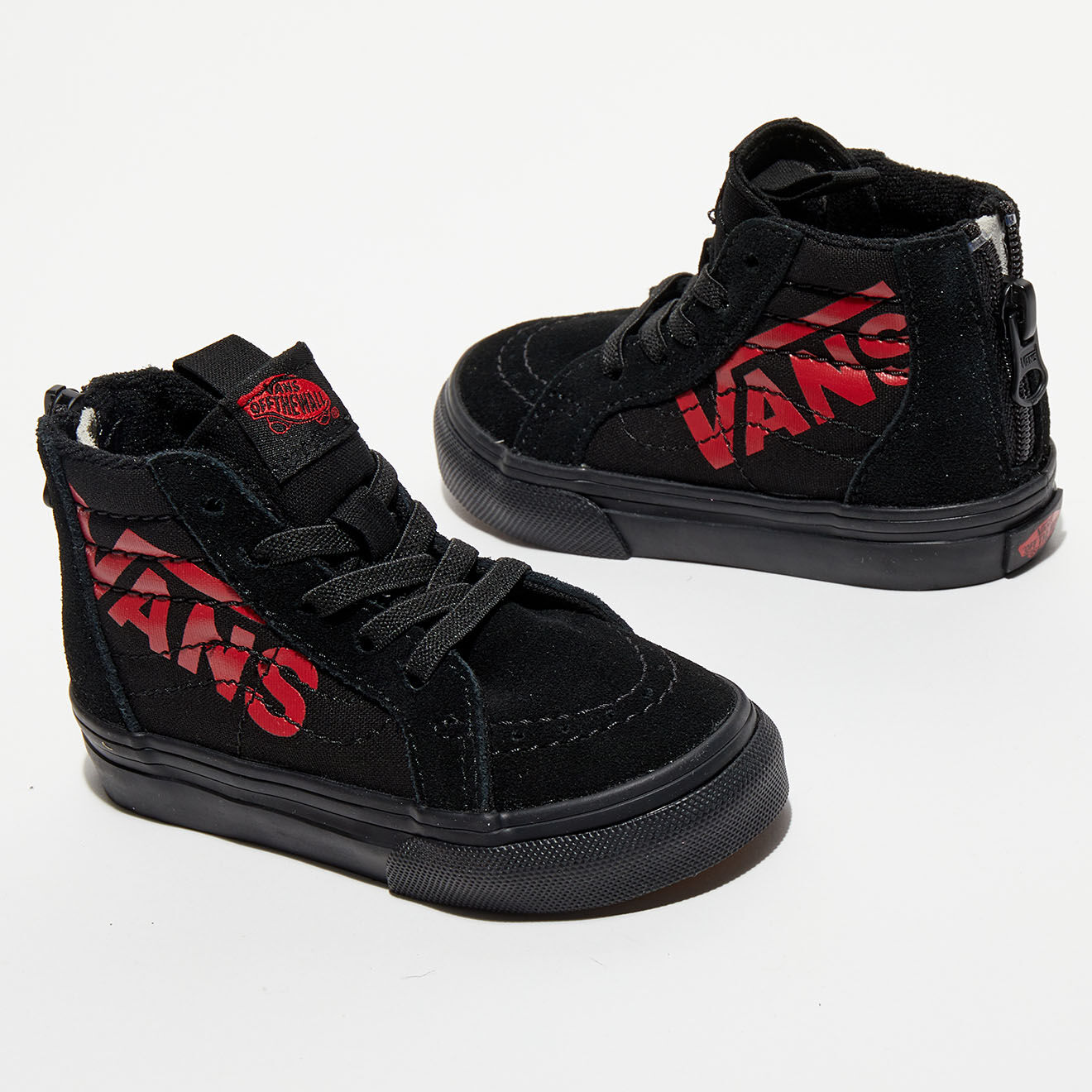 Vans Baskets SK8-Hi Zip noir/rouge