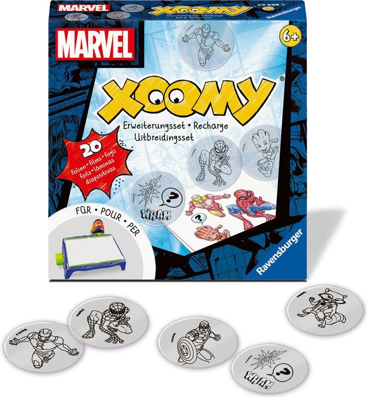 Ravensburger - Xoomy® - Uitbreidingsset - 20 Nieuwe Motieven - Voor Xoomy Midi of Maxi