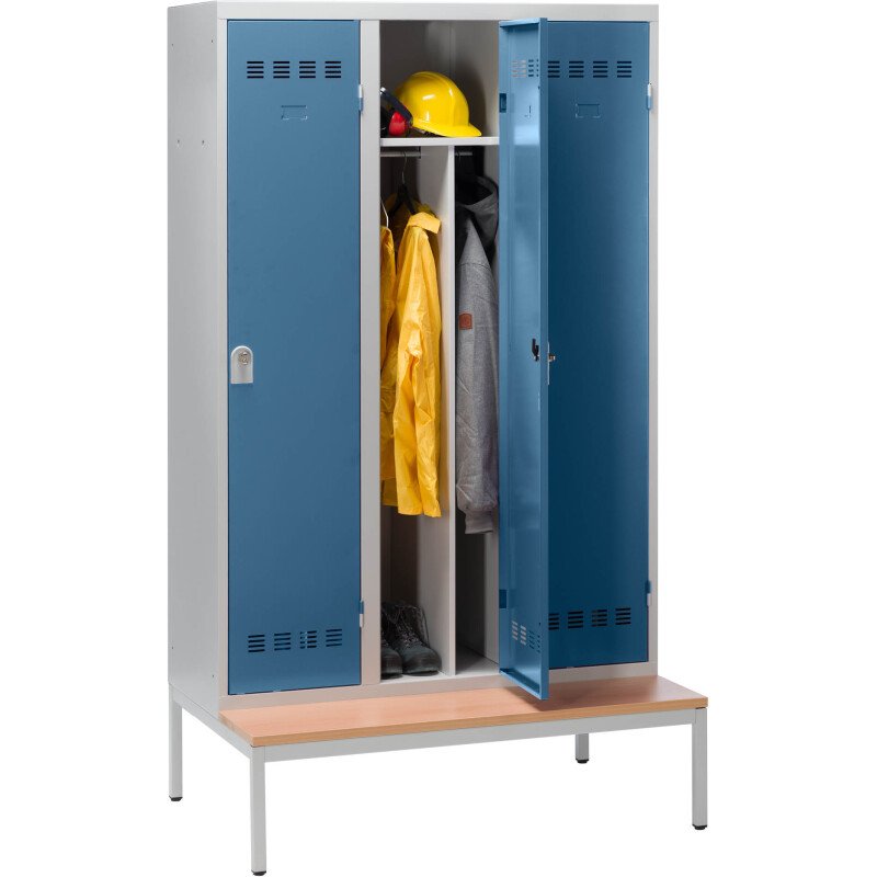 Vestiaire colonne Color monobloc industrie salissante