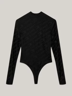 Body de manga comprida Tommy Remastered Jacquard