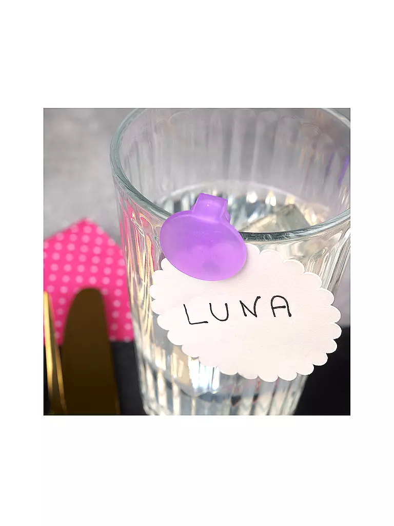 LURCH Glasmarkierer–Clip 12er Set bunt