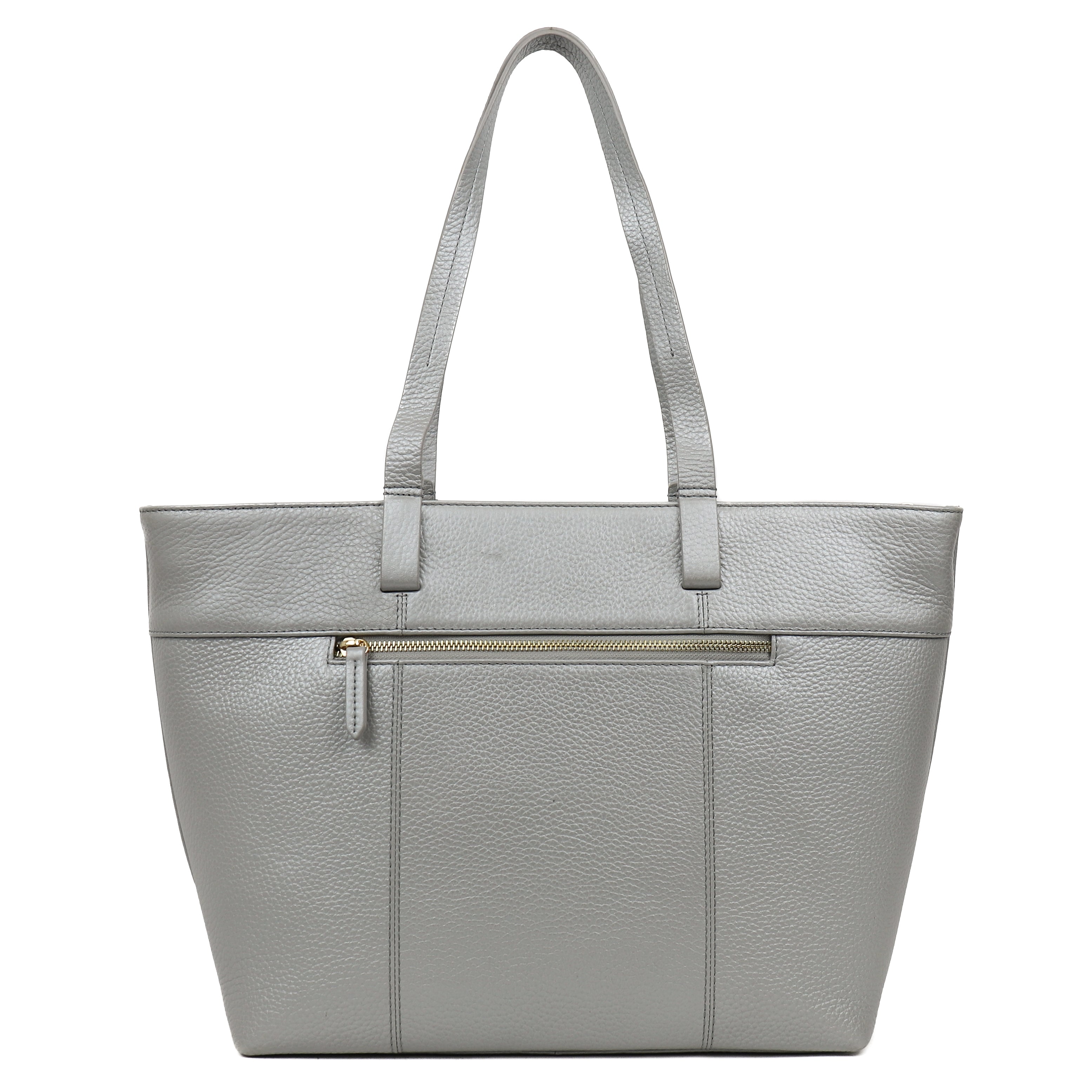 Grote shopper 'Maya' Metallic Silver Metallic Silver