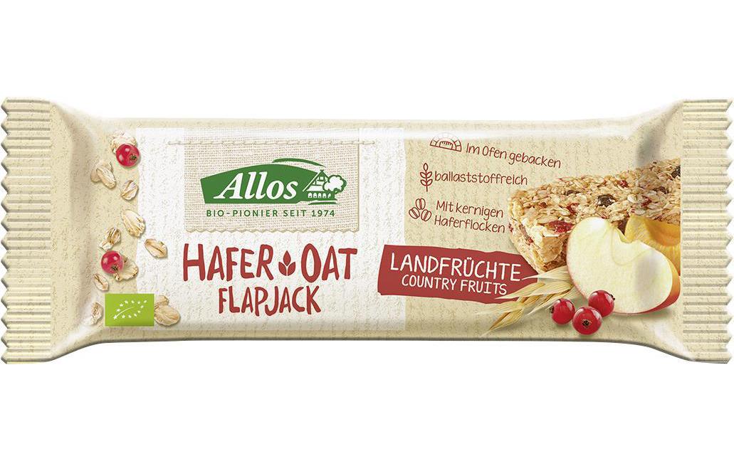 Bio Hafer Flapjack Landfrüchte 50 gFlapjack Landfrüchte