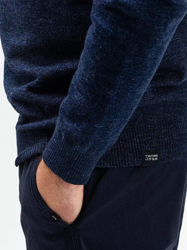 BUTCHER OF BLUE Pullover CLIFDEN blau