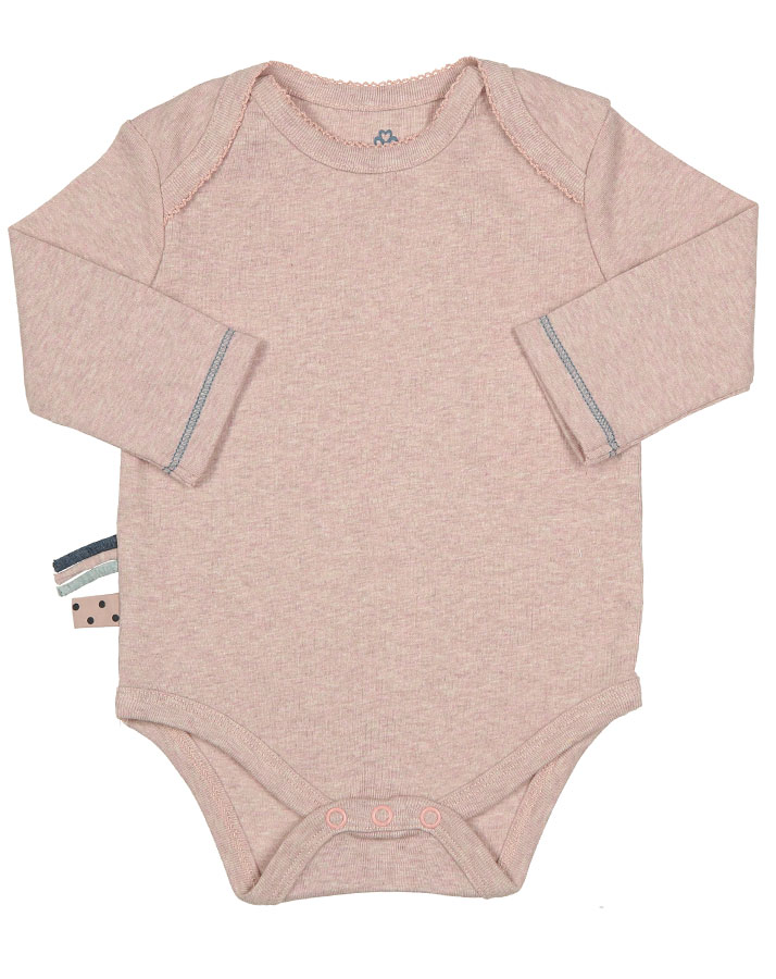 Langarm-Body EDIS UNI in rose melange
