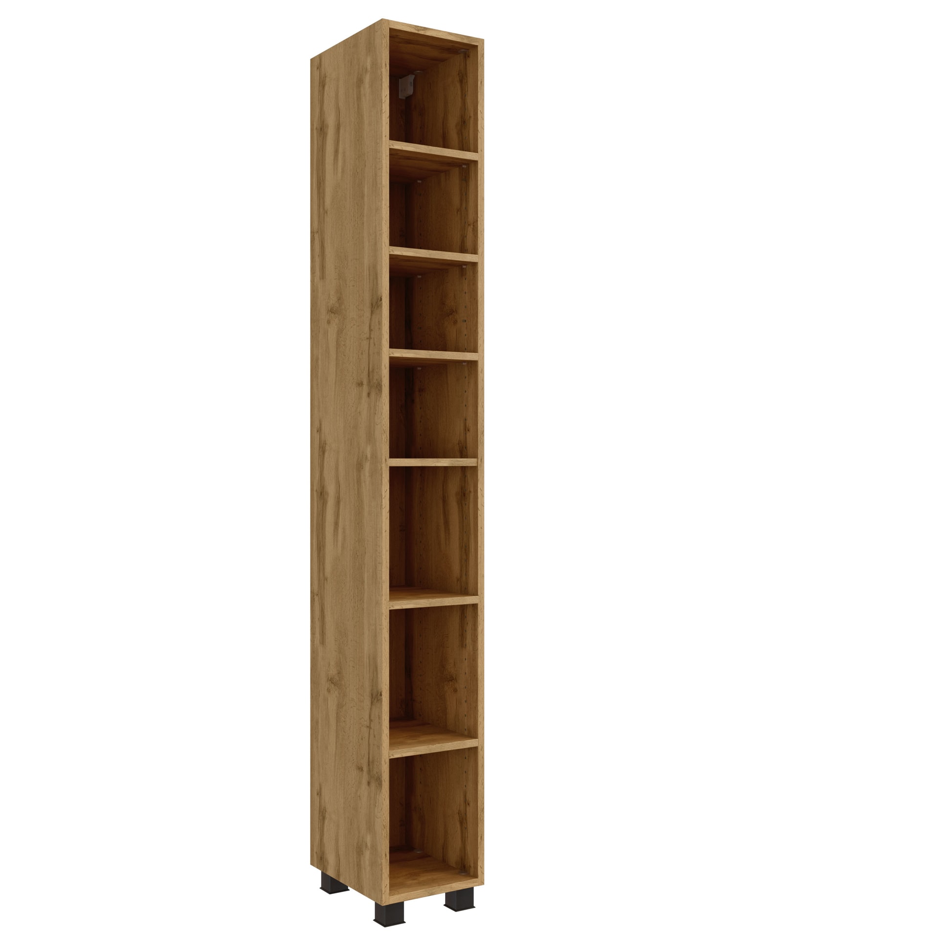 Seitenregal Limburg braun B/H/T 25x180x33 cm