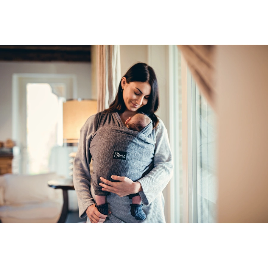 KOALA BABYCARE® Babytragetuch anthrazit