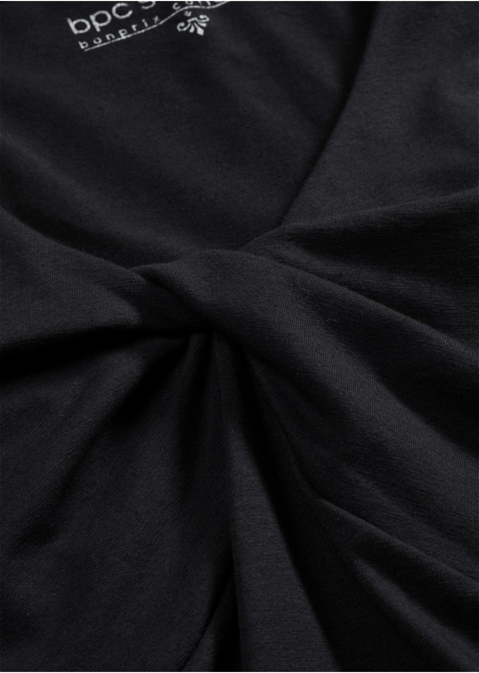 T-shirt manches longues avec détail nœud