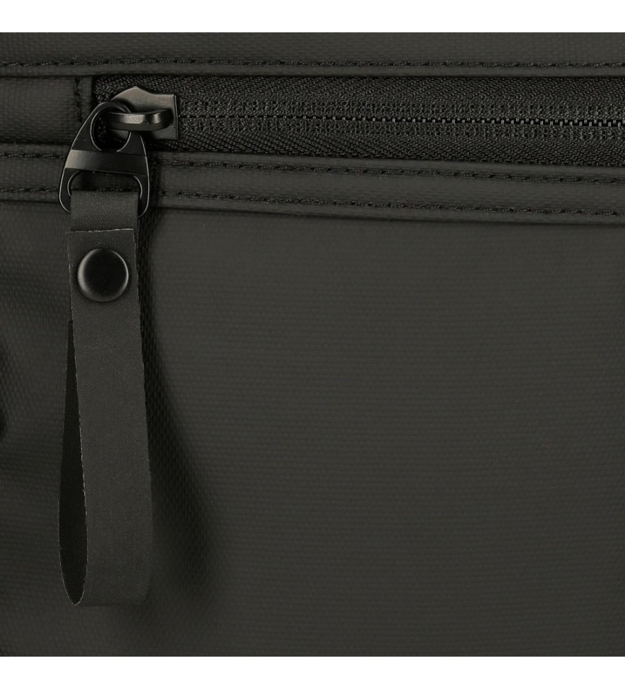 Bolsa de ombro média Pepe Jeans Hoxton preta
