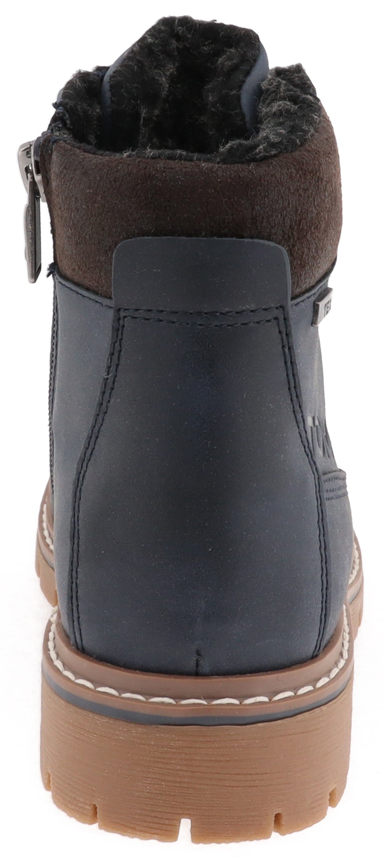 TOM TAILOR Schnürboots  mit gepolstertem Schaftrand; Komfortweite G
