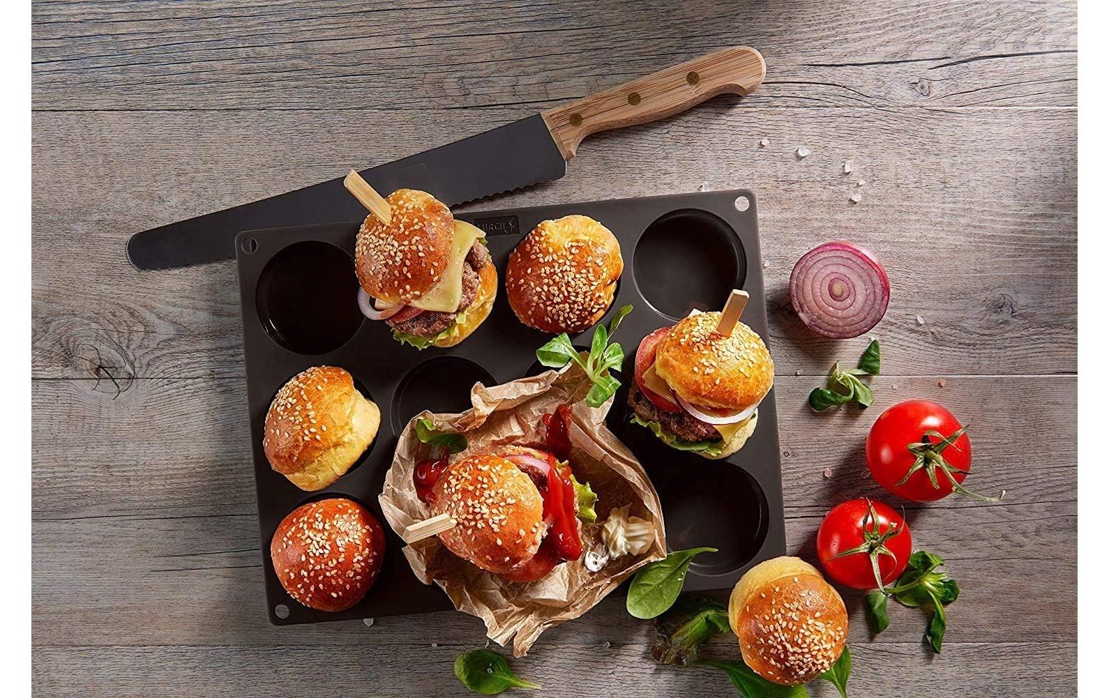 Backform Burger Buns S, BraunBurger-Backform