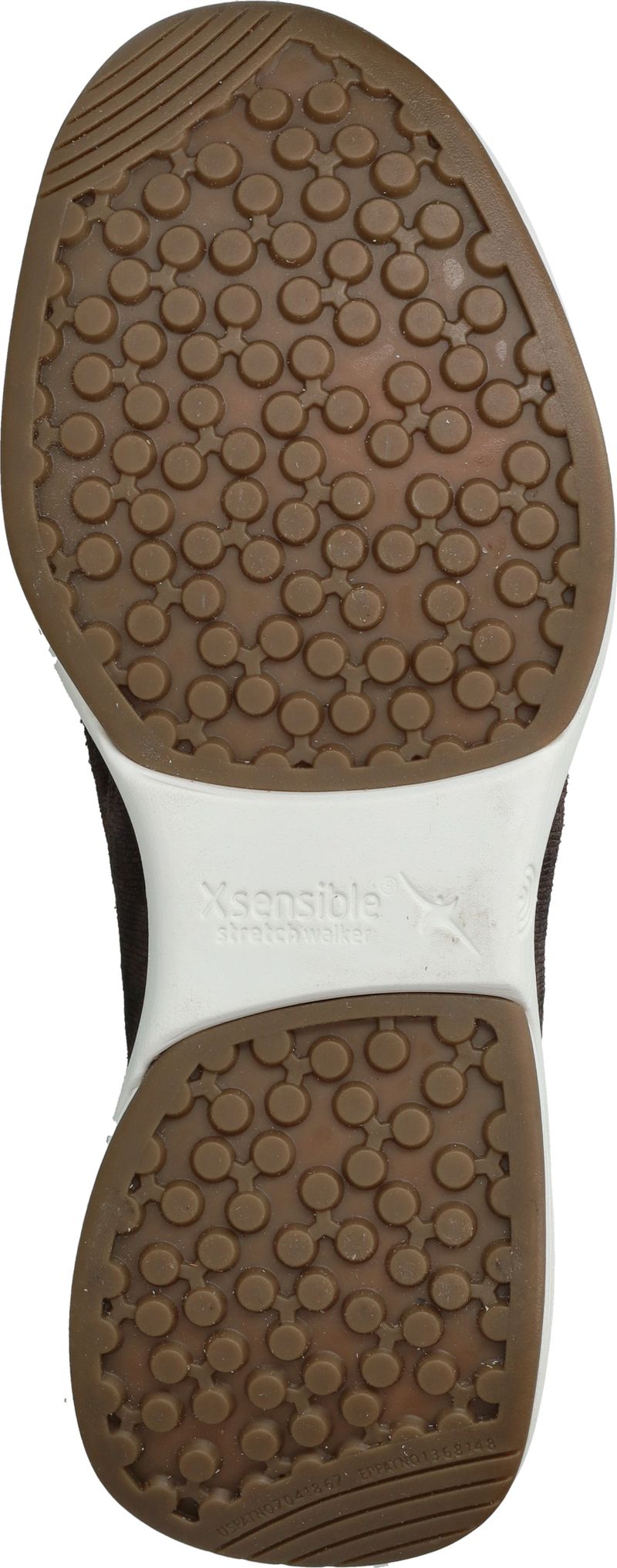 Xsensible SWX14 Stretchwalker Sneakers Bruin Heren