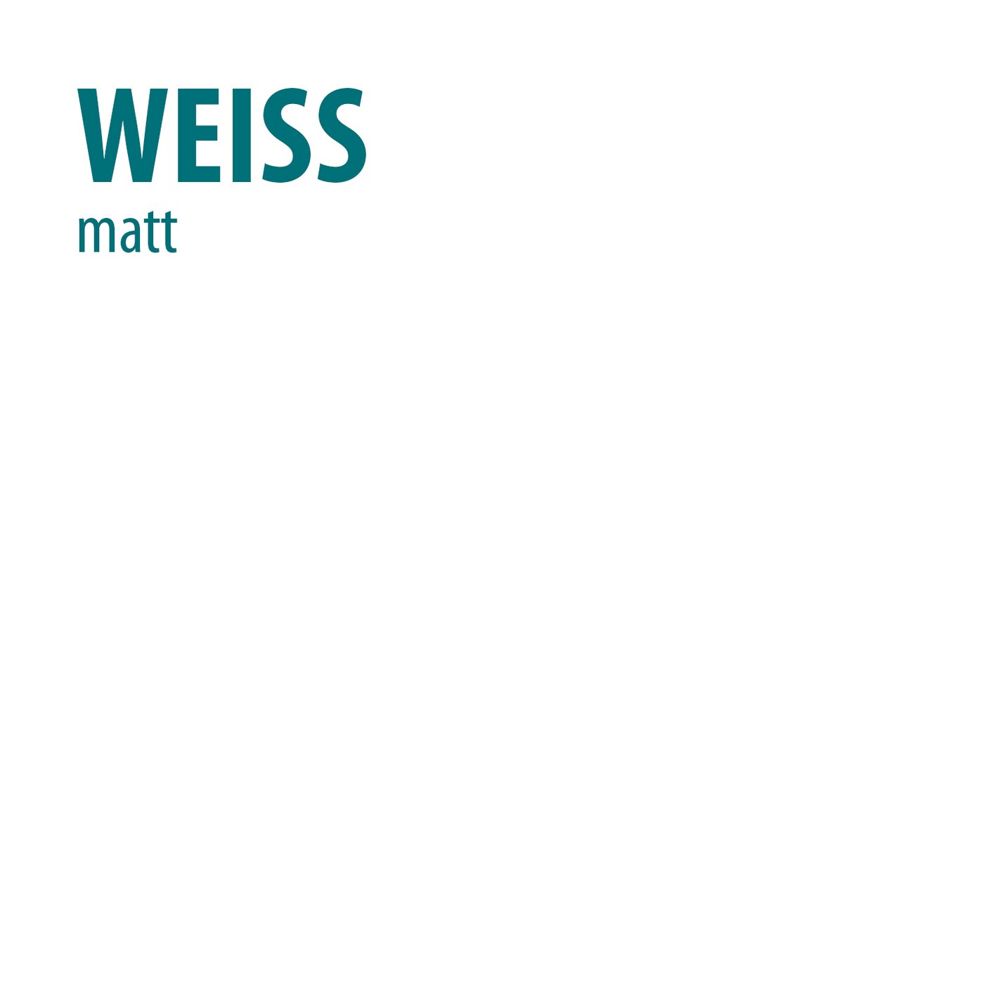 BAUFIX Bad- und Küchenfarbe weiss matt, 5 Liter