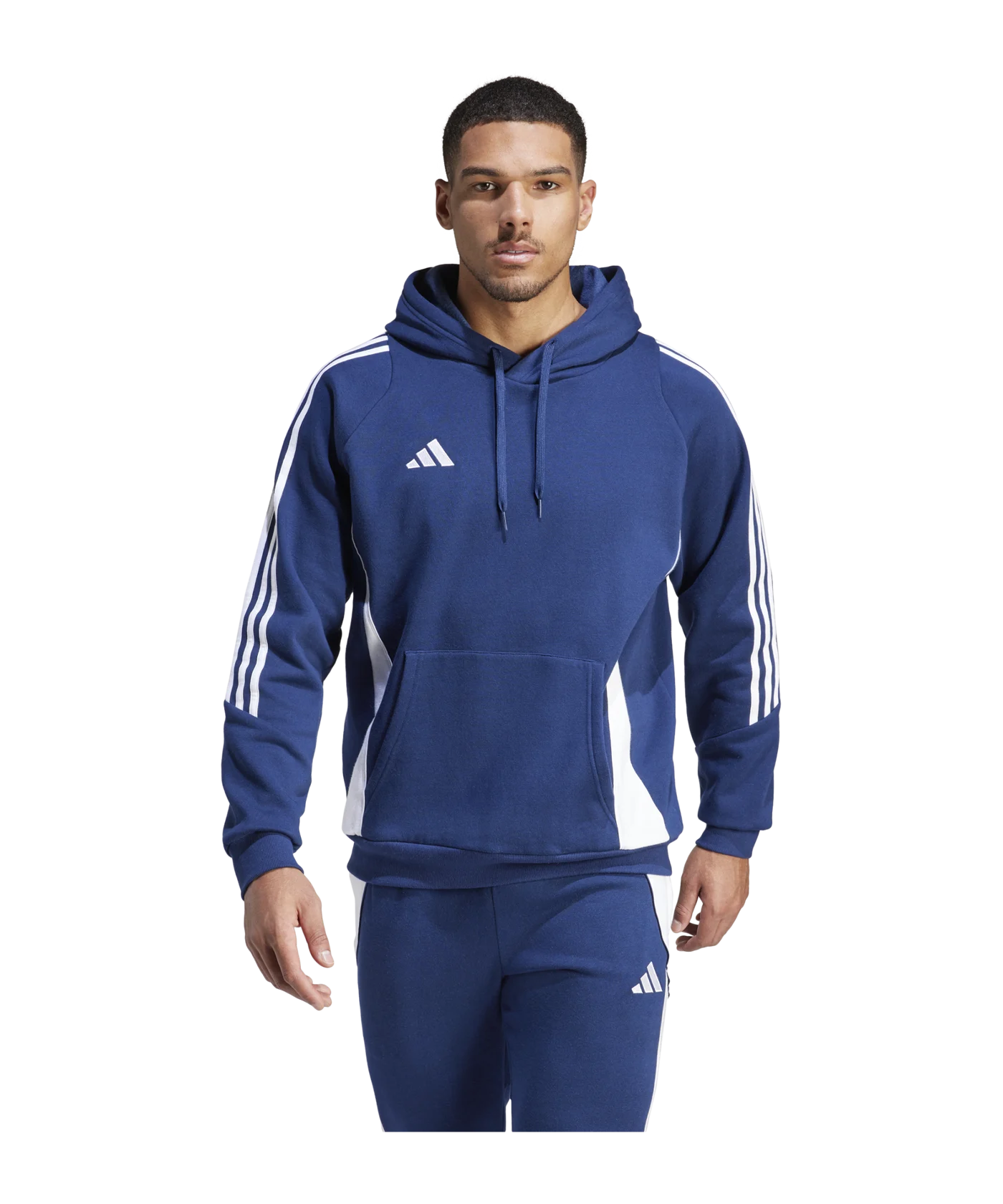 adidas Tiro 24 Hoody Blau Weiss