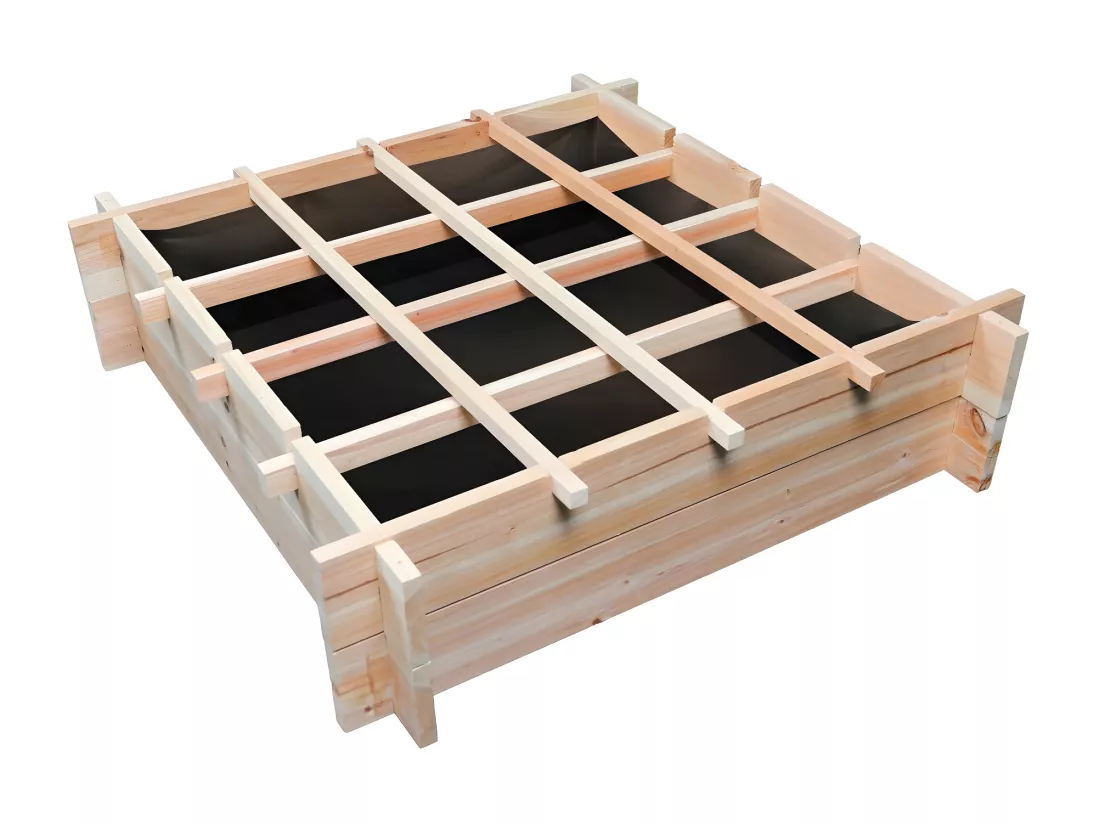 Carré potager en bois 