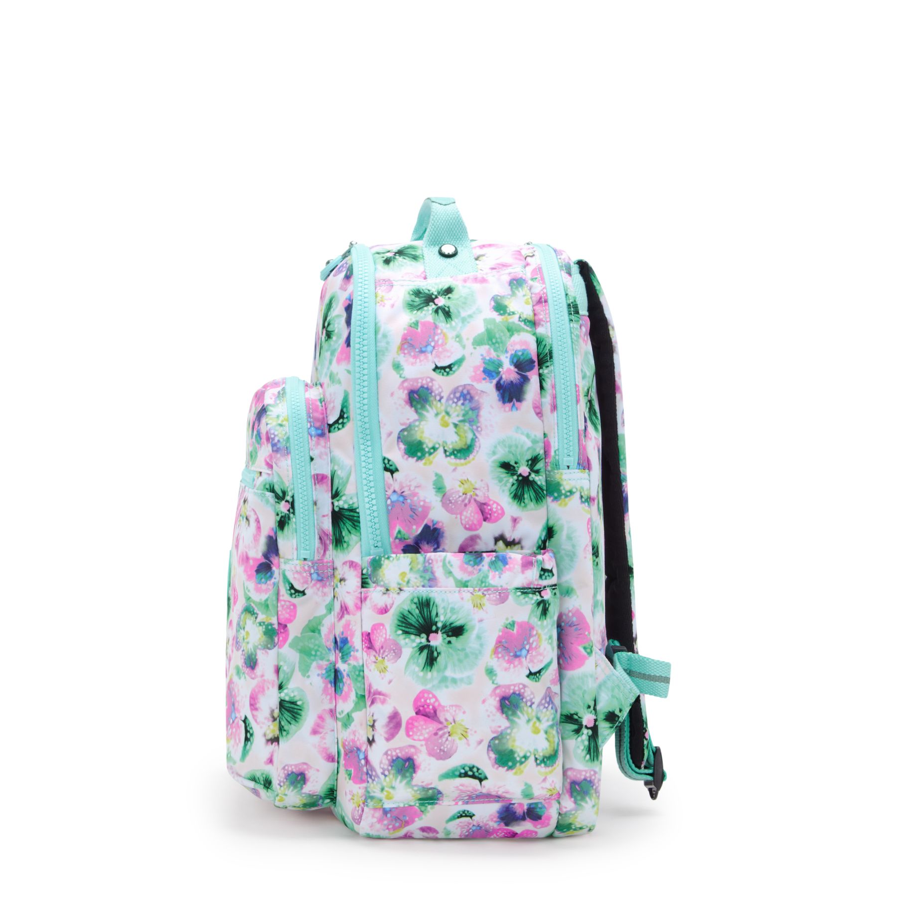 SEOUL COLLEGE Grand sac à dos avec compartiment séparé pour ordinateur portable - Aqua Blossom