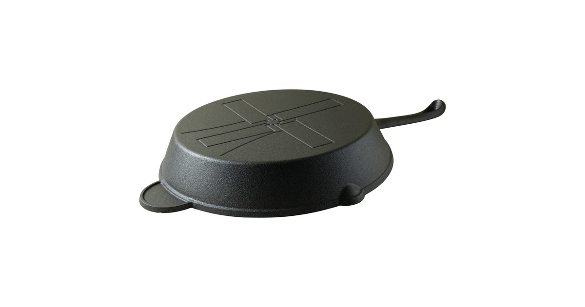 The WindmillSkillet XL bak-/braadpan  (Zwart, Ø 31.5 cm)