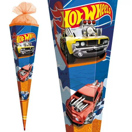 Roth Schultüte Hot Wheels, 85 cm, eckig