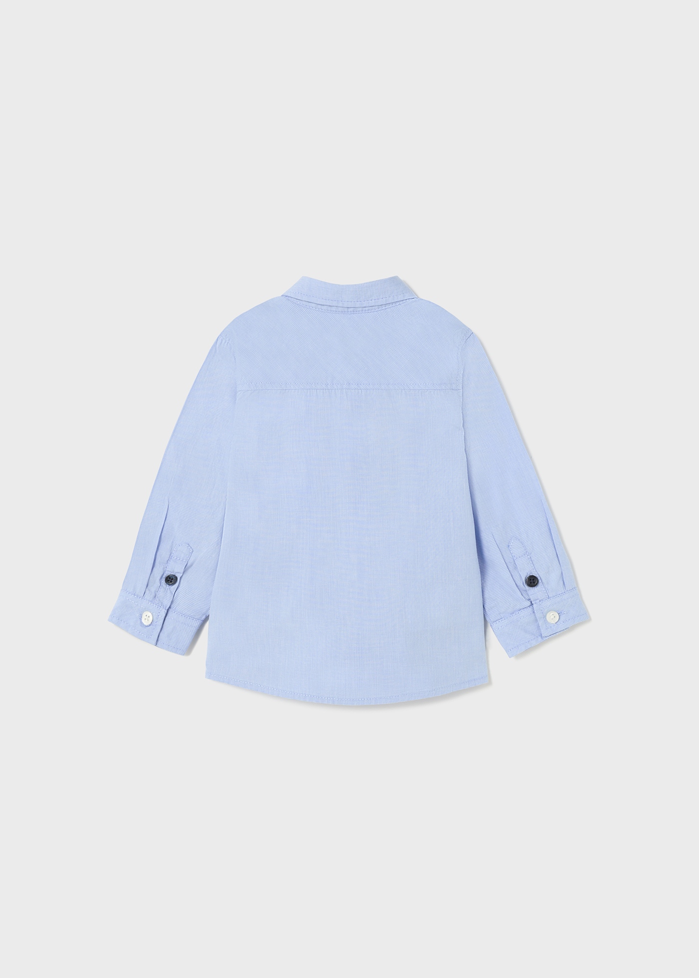 Camiseta lisa de algodão sustentável para bebê