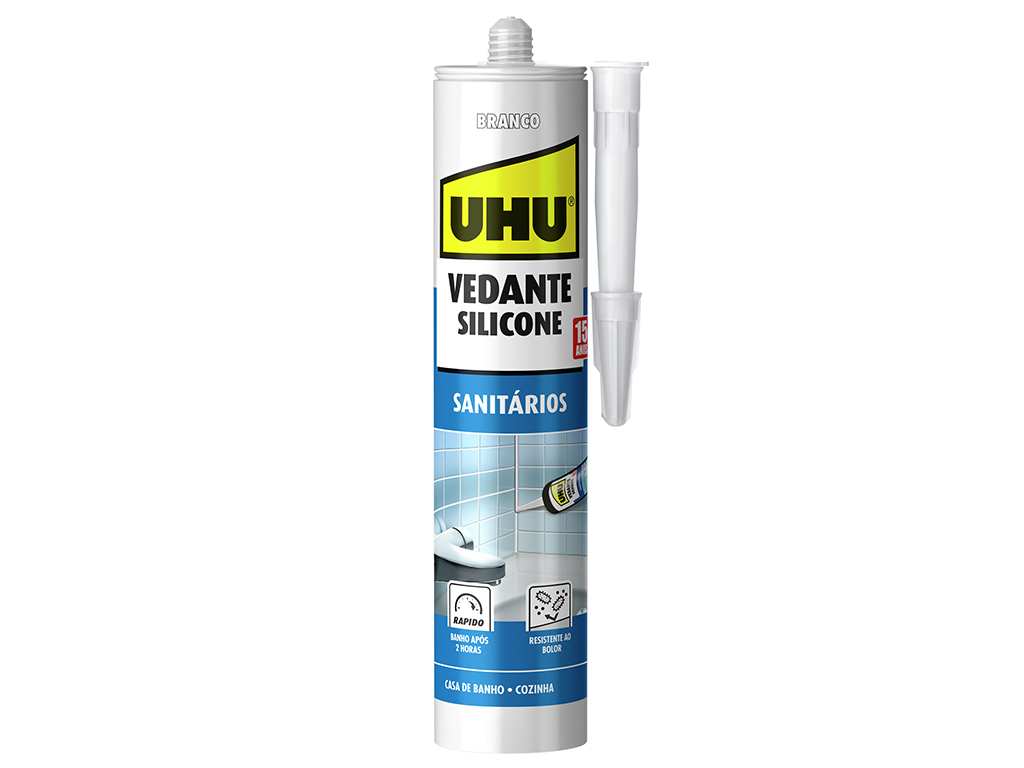 SILICONE UHU SANITAS COZINHAS BRANCO 280ML