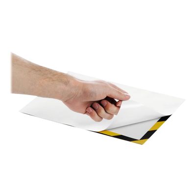 Durable Duraframe Security - 2 Cadres d'affichage bicolore - A4 - jaune/noir (encadrement magnétique)