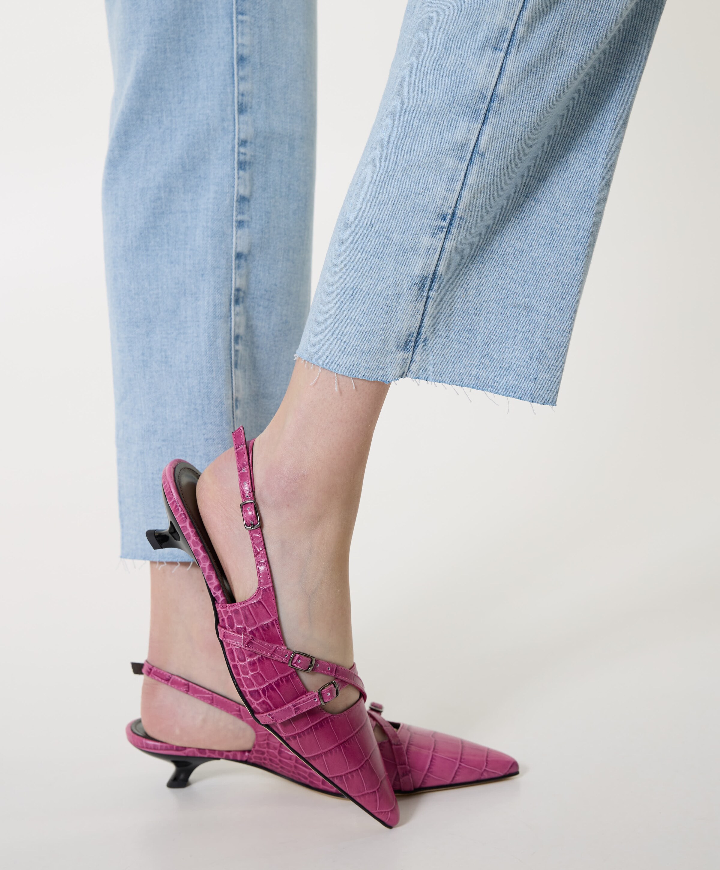 Rotue Dumb Love dames slingbacks roze