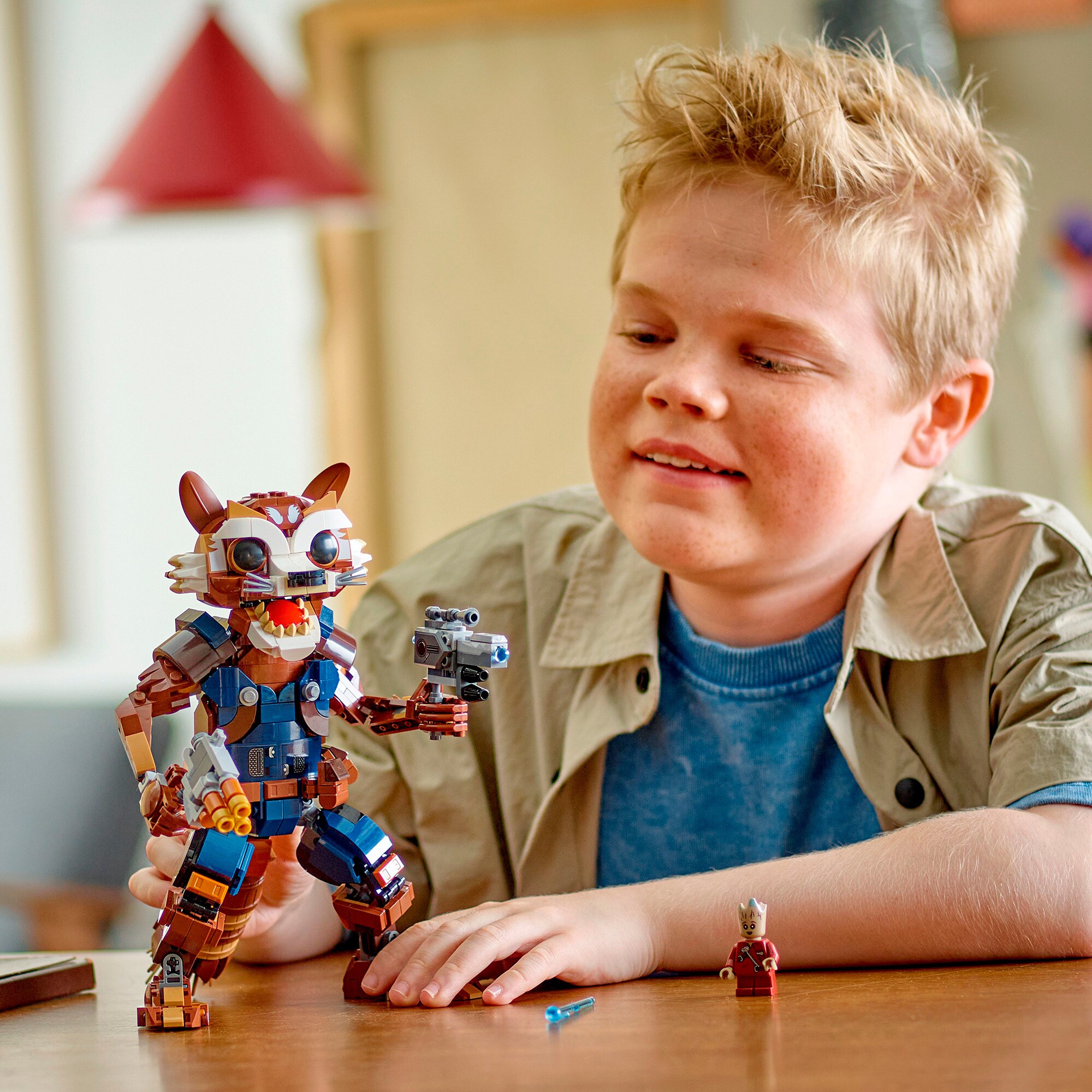 LEGO Konstruktionsspielzeug Marvel Super Heroes Rocket & Baby Groot