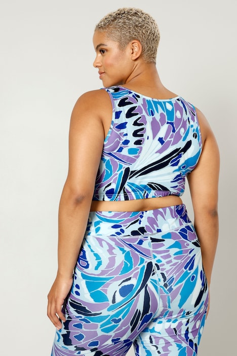 Bustier, Slim Fit, Alloverdruck, ärmellos