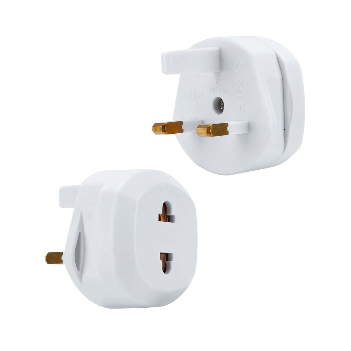 4x Socket Adapter Travel Converter (uk type g til usa)