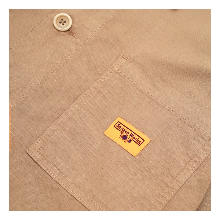 Service Works Veste Ripstop Coverall Coton Bio | Camel