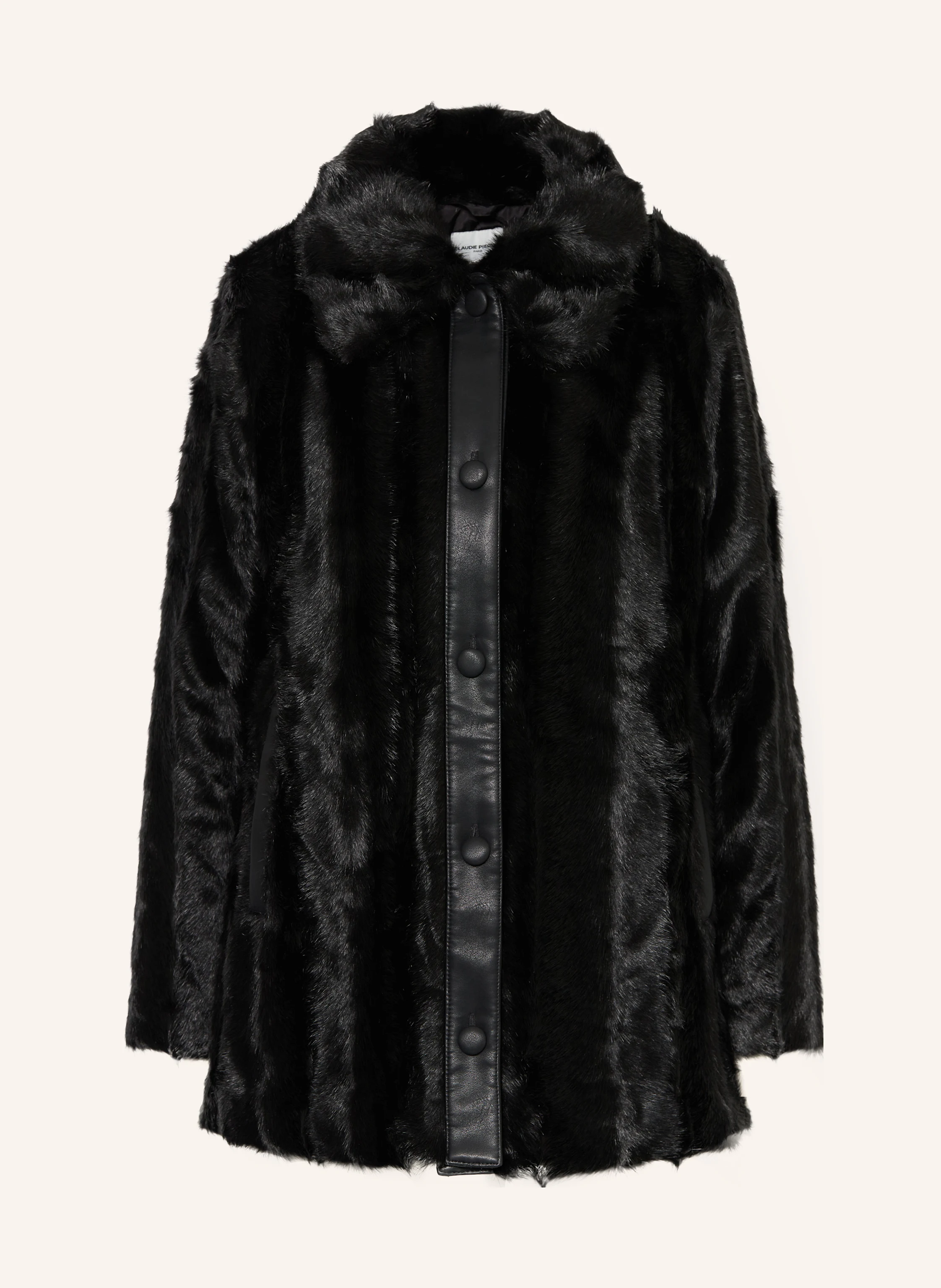 CLAUDIE PIERLOT Kunstfell-Mantel