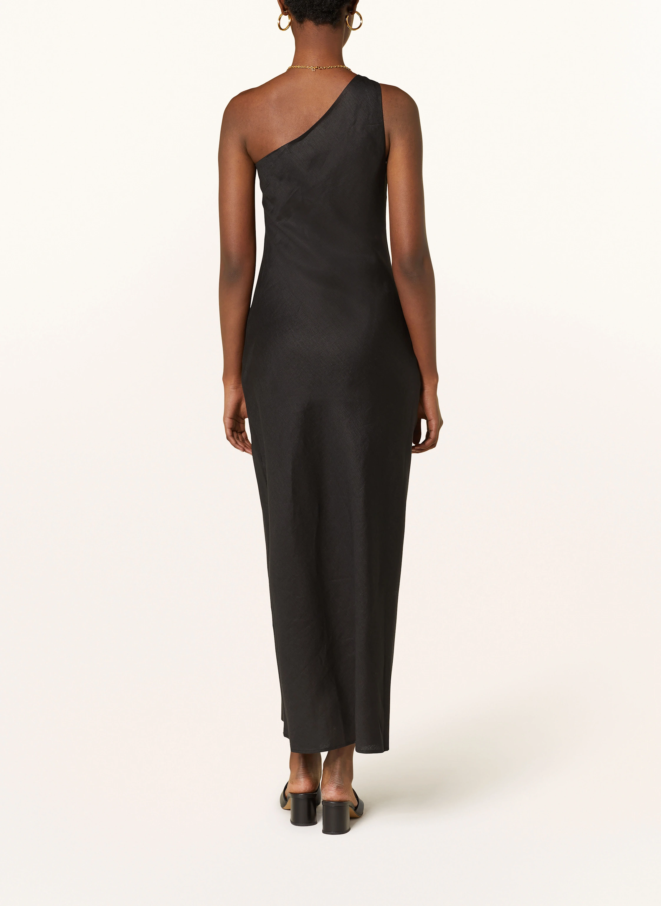MRS & HUGS One-Shoulder-Kleid aus Leinen