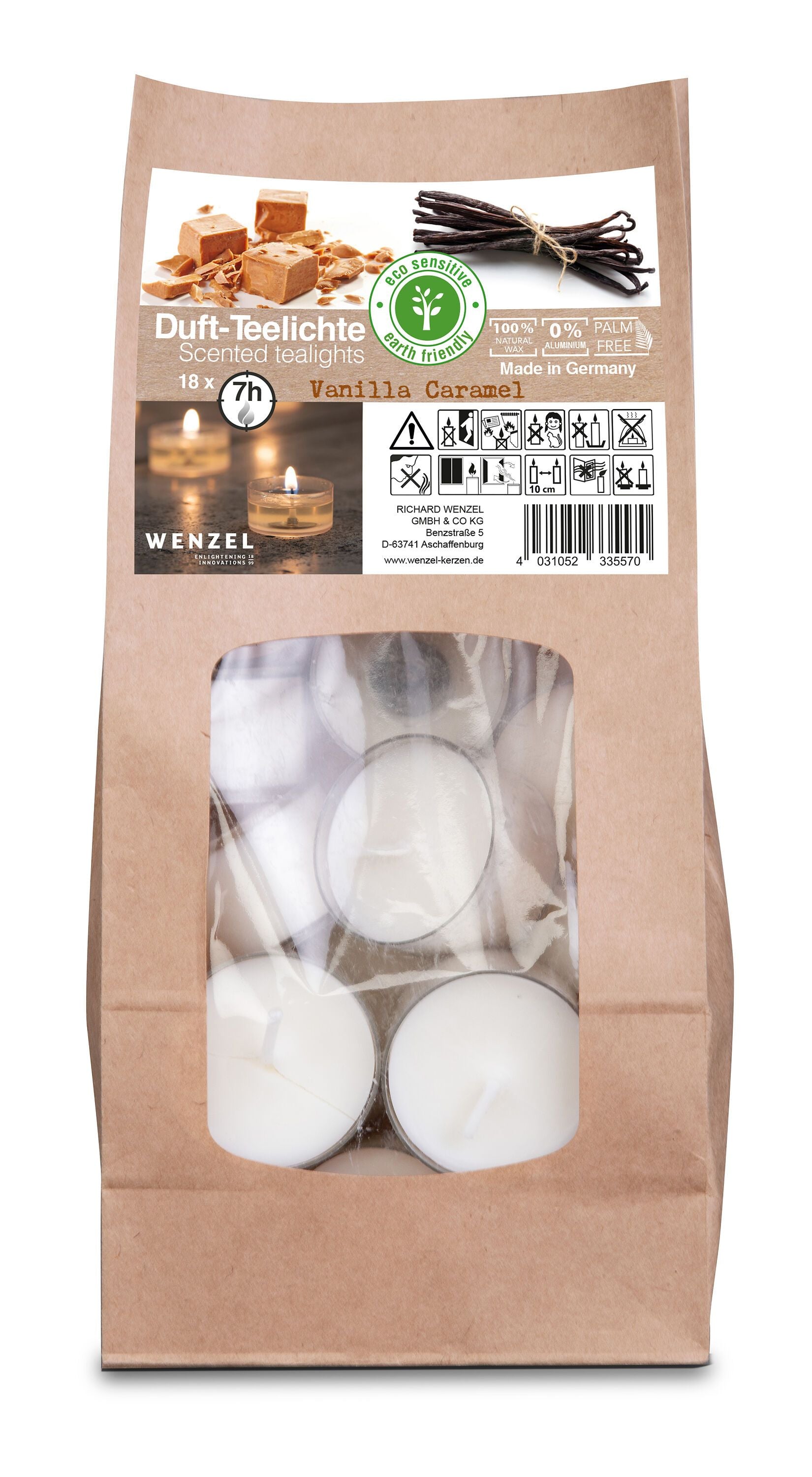 MOMA Duftteelichter - Caramel & Vanilla