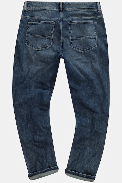 STHUGE Jeans, Loose Fit, Dirty Wash, 5-Pocket, bis 72/36