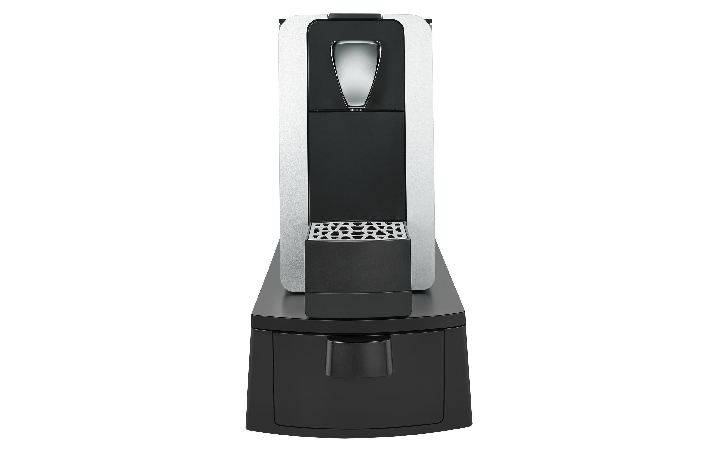 Kapselmaschine Compact Pro XL Schwarz/Silber<br>Kaffeemaschine für die Verwendung mit Kapseln des Delizio-Systems