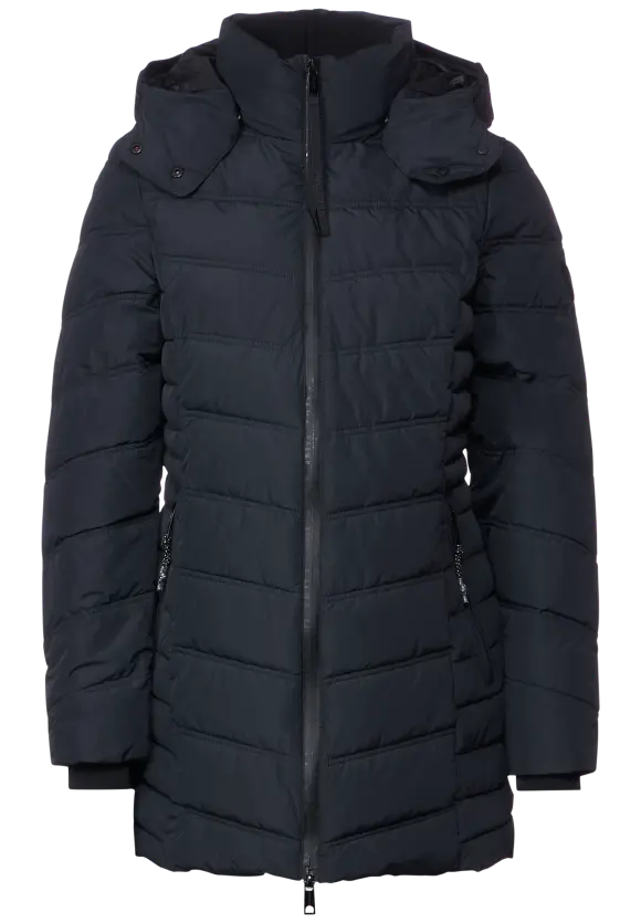 Steppmantel mit Beschichtung - gravity blue