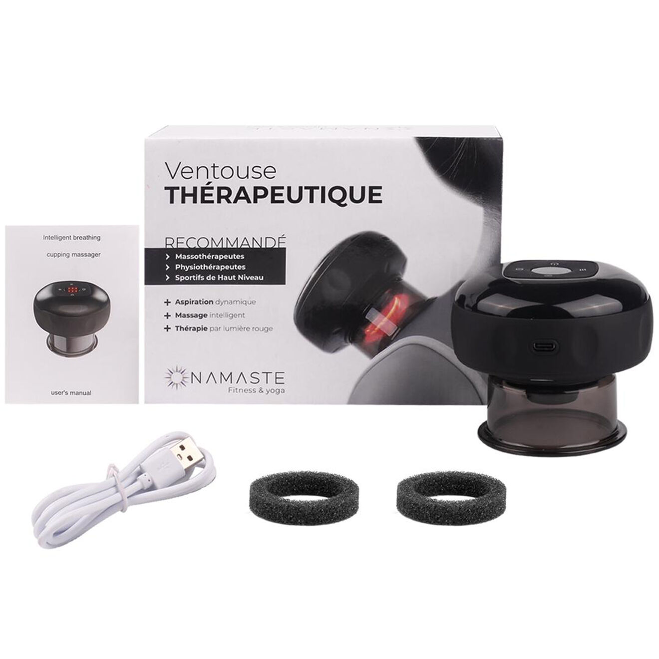 Onamaste Ventouse intelligente de massage noire