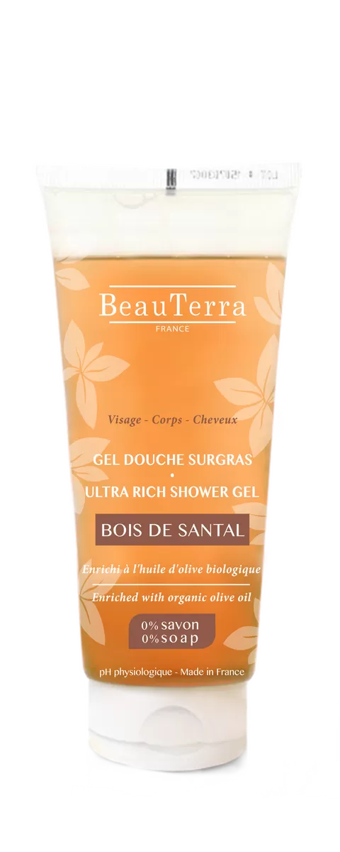 BeauTerra Ultra Rich Shower Gel  Sandelwood - 200 ml.