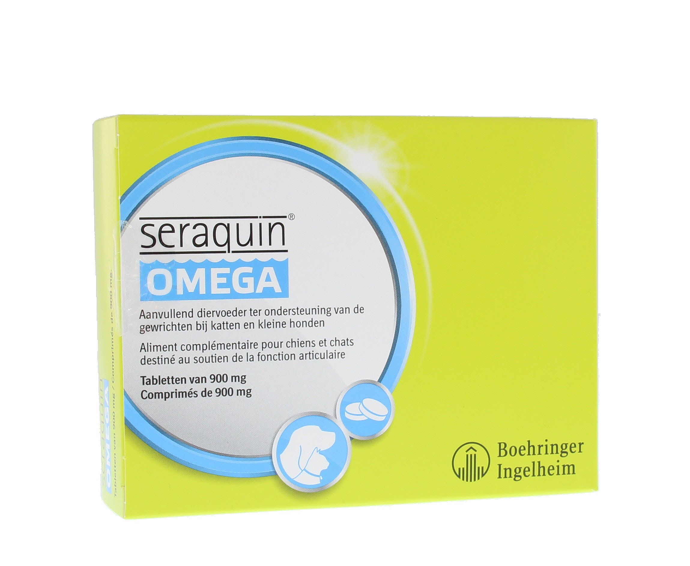 Seraquin Omega Kat & Kleine Hond – 60 Tabletten | Gewrichtssupplement