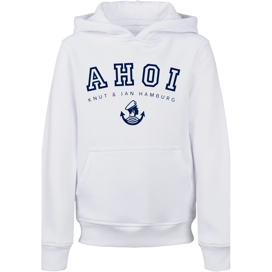 F4NT4STIC Hoodie Ahoi Knut & Jan Hamburg weiß