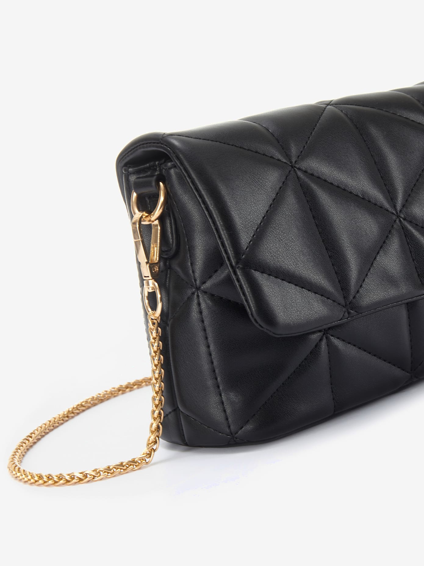 Sac en bandoulière mini-sac au design matelassé avec anse à chaîne amovible