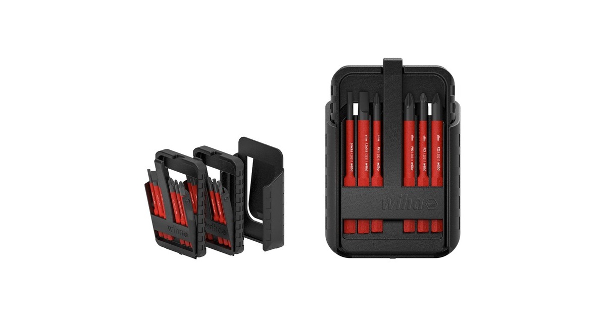 WihaSB 2831B951 slimBit Box bitset  (Rood)