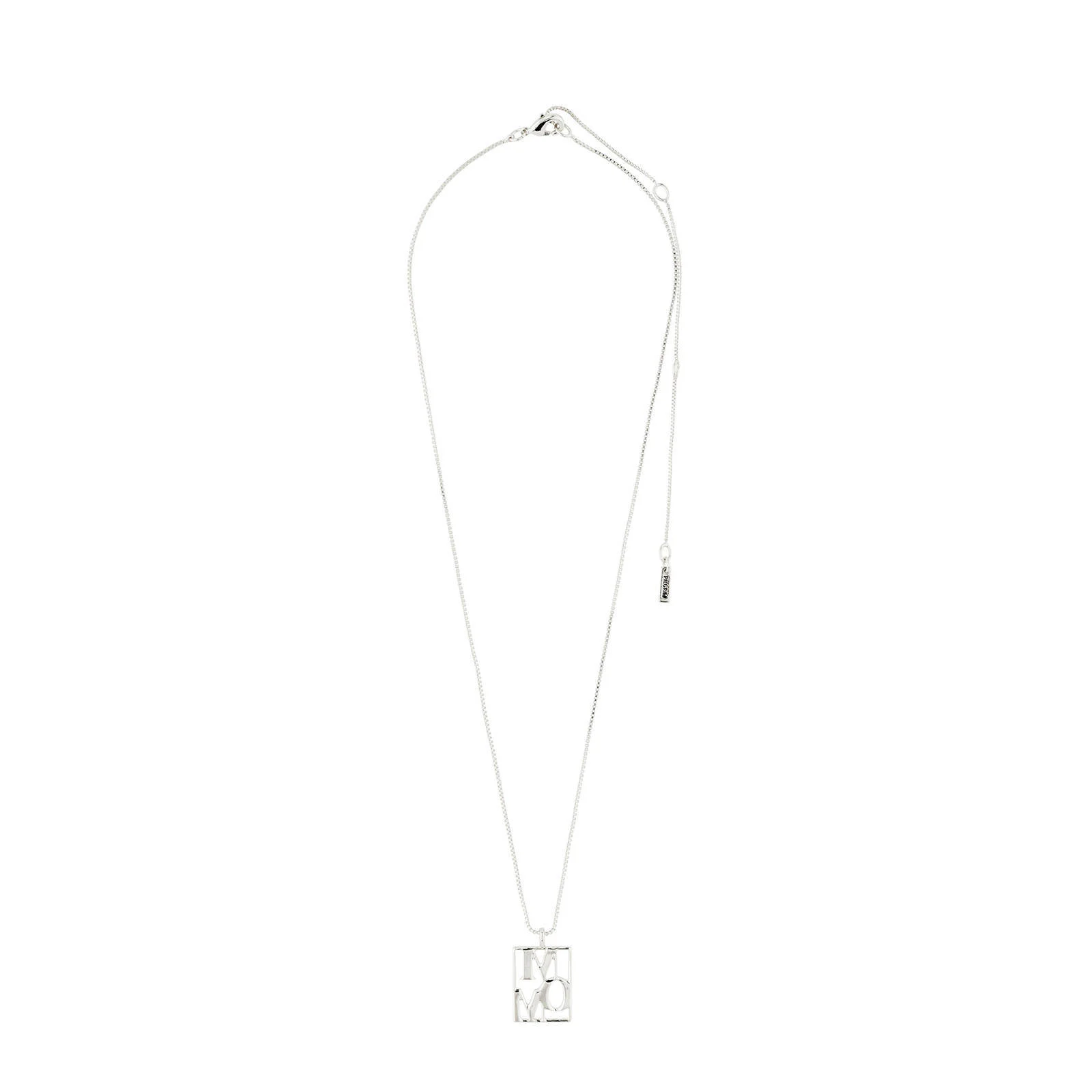 PILGRIM silver plated ketting Love Tag Mom