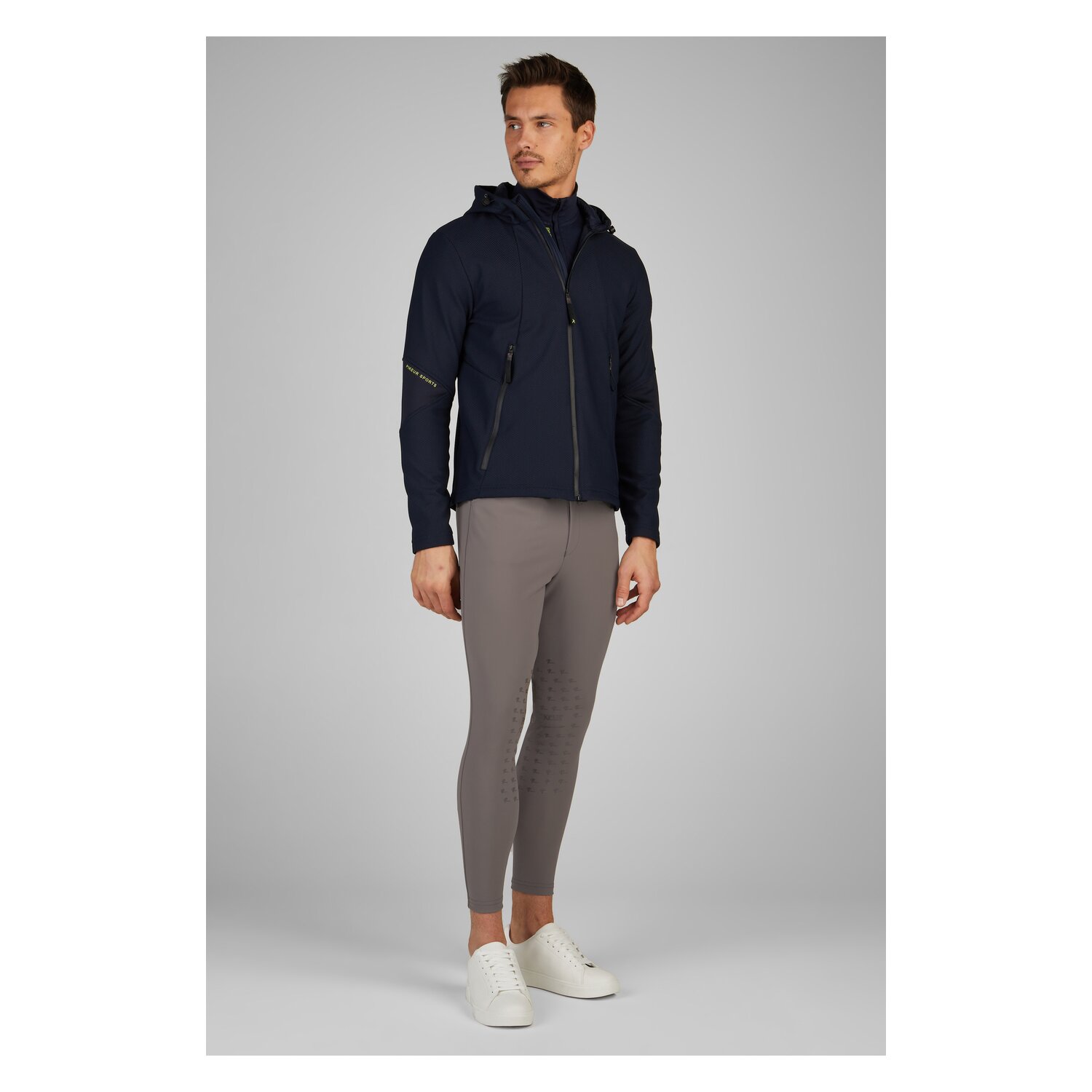 PIKEUR Sports Collection Mesh-Fleecejacke  - nightblue