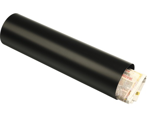 MEFA krantenhouder, gepoedercoat staal, BxØ 420/110 mm, 78 mm, diepzwart mat RAL 9005, structuur
