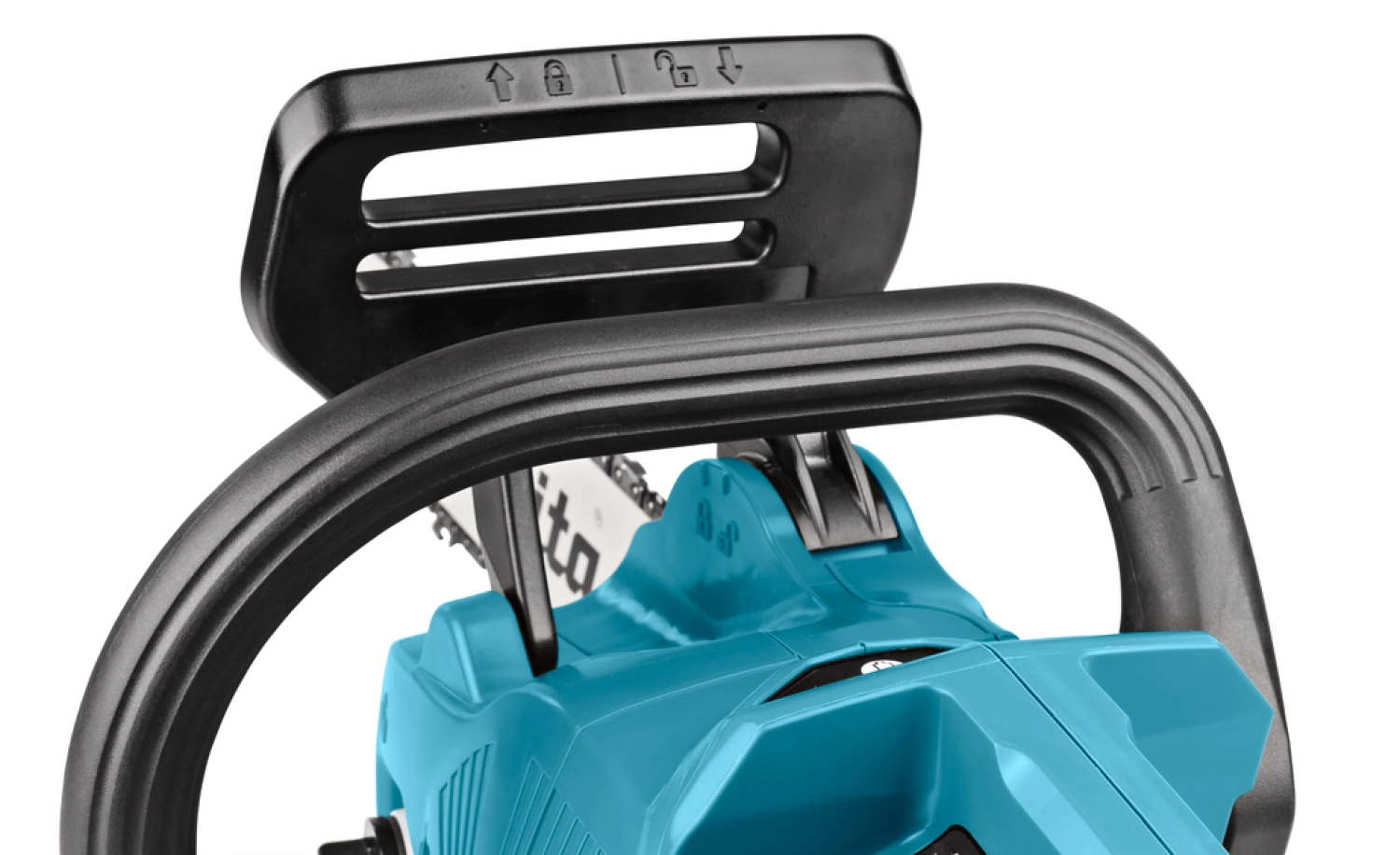 Makita DUC353PG4J 2x18V Li-Ion accu kettingzaag set (4x 6,0Ah) incl. Mbox - 35cm - koolborstelloos